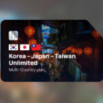 eSIM Korea-Japan-Taiwan Unlimited